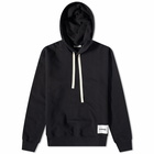 Jil Sander Men's Plus Logo Patch Popover Hoody in Black