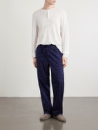 Derek Rose - Nelson 109 Printed Cotton Pyjama Trousers - Blue