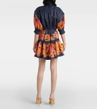 Zimmermann Acadian paisley ramie minidress