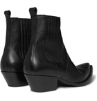 SAINT LAURENT - Lucas Leather Chelsea Boots - Black
