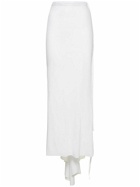 ANN DEMEULEMEESTER - Vittoria Cotton Jersey Long Flared Skirt