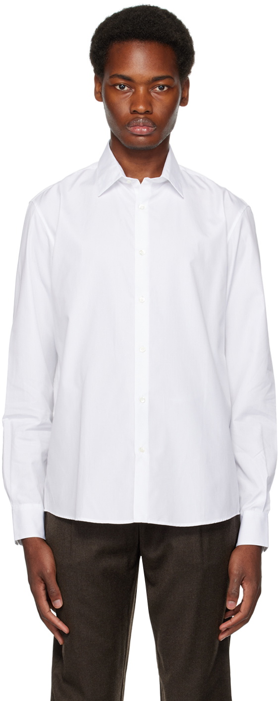 Sunspel White Tailored Shirt Sunspel