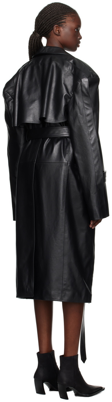 SRVC Black Service Leather Jacket
