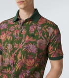 Etro Floral cotton piqué polo shirt