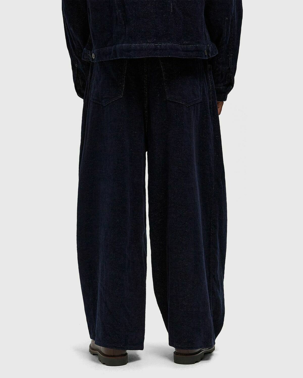 Needles H.D. Jean - Cotton / Washi Chenille Blue Mens Jeans