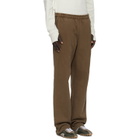 Entire Studios Brown Straight-Leg Sweatpants