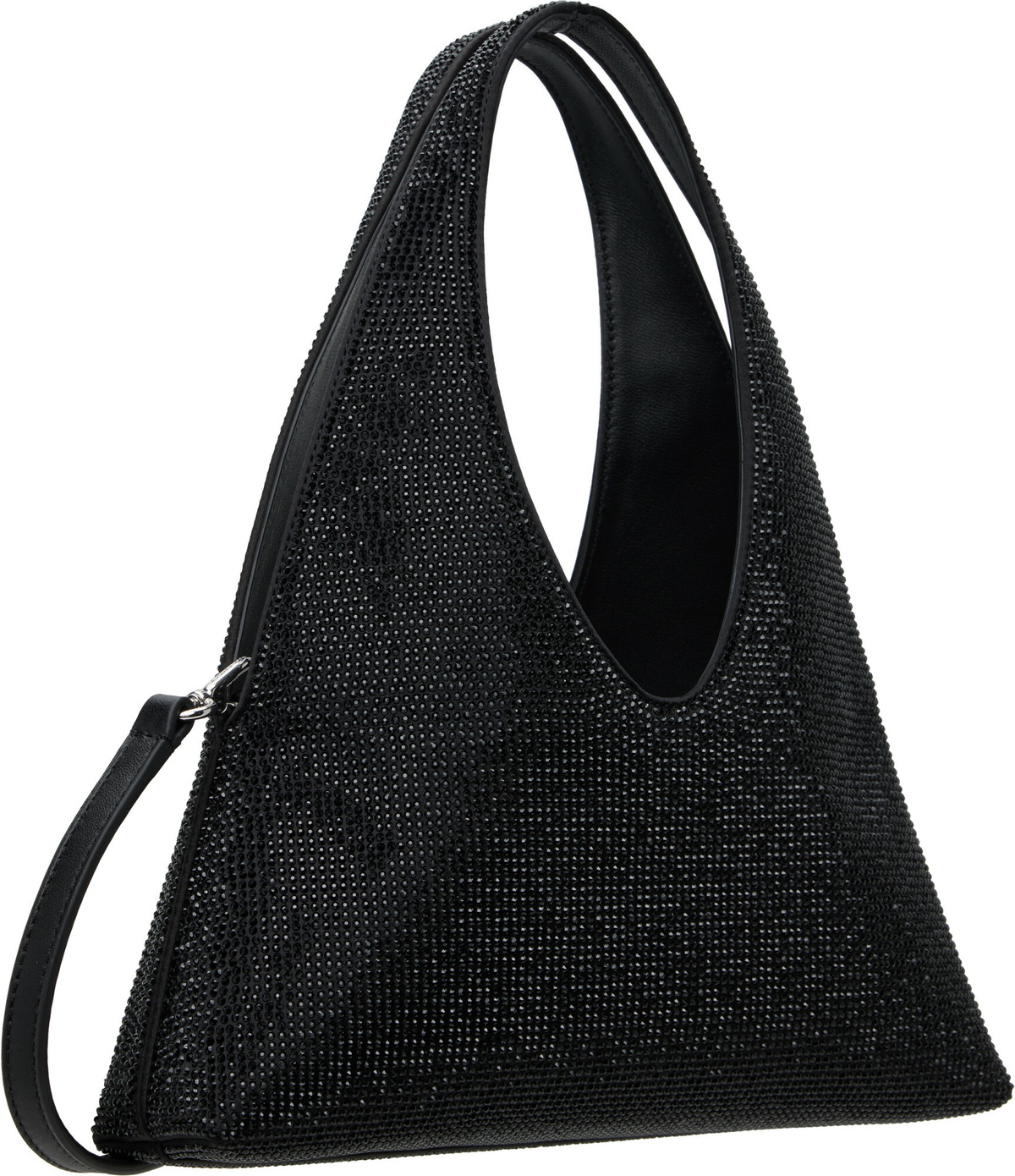 Alexander Wang Black Pike Crystal Mini Bag