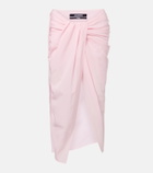 Jacquemus Paréo draped beach cover-up