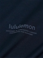 Lululemon - Slim-Fit Logo-Print Recycled-Jersey T-Shirt - Blue