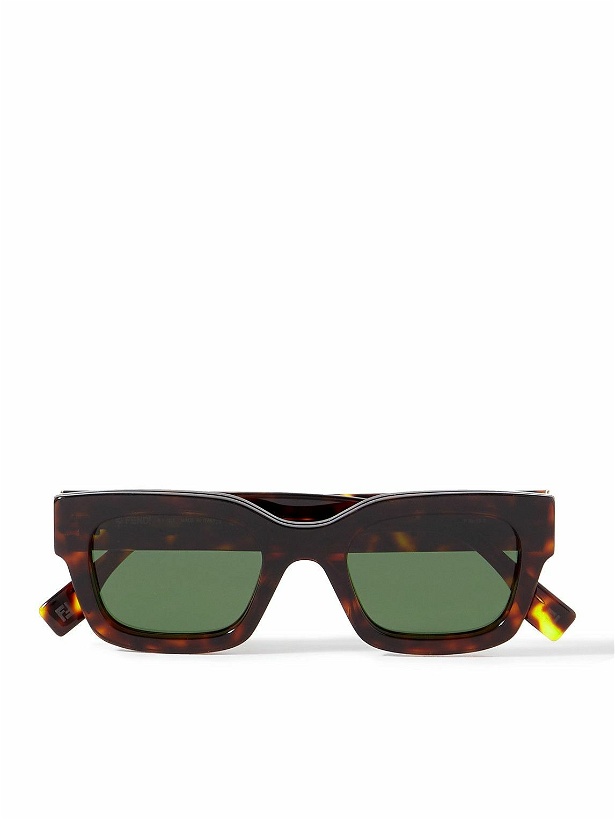 Photo: Fendi - Signature D-Frame Tortoiseshell Acetate Sunglasses