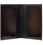 Berluti - Ideal Burnished-Leather Bifold Cardholder - Brown