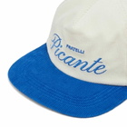 END. x PICANTE Cord Crew Cap in Ivory/Royal Blue 