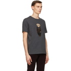 Ralph Lauren Purple Label Grey Bear Jersey T-Shirt