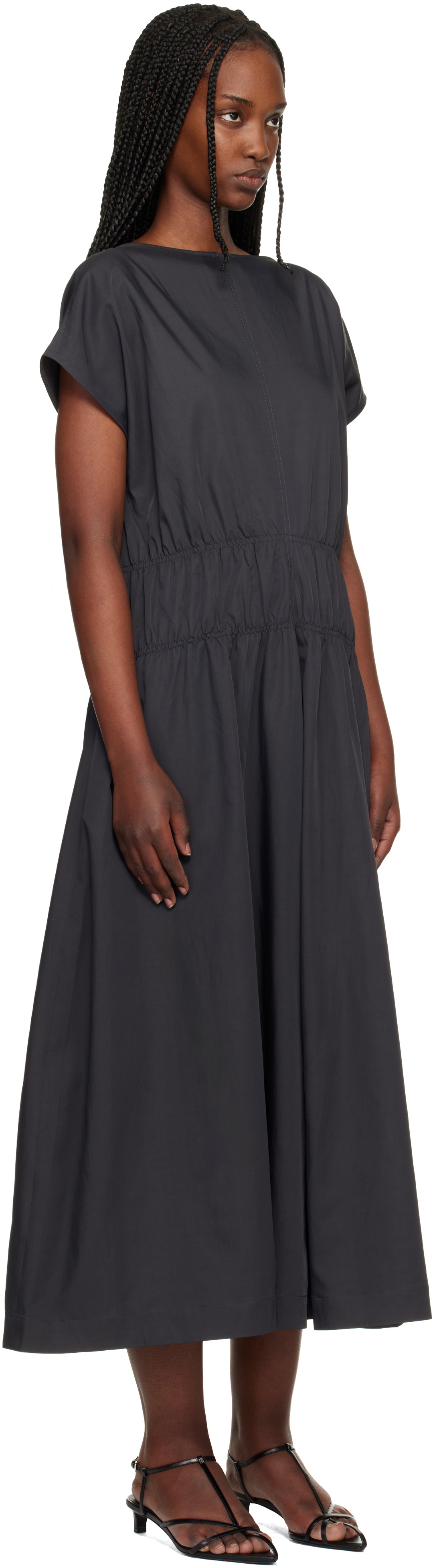 Studio Nicholson Gray Simos Midi Dress