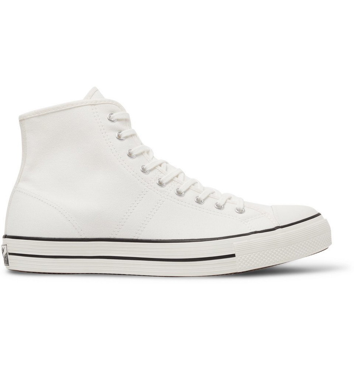 Photo: Converse - Lucky Star Canvas High-Top Sneakers - White