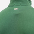 Lacoste Men's Robert Georges Core Half Zip Sweat in Green