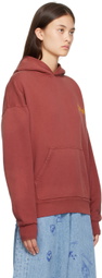 drew house Burgundy Scribble Hoodie