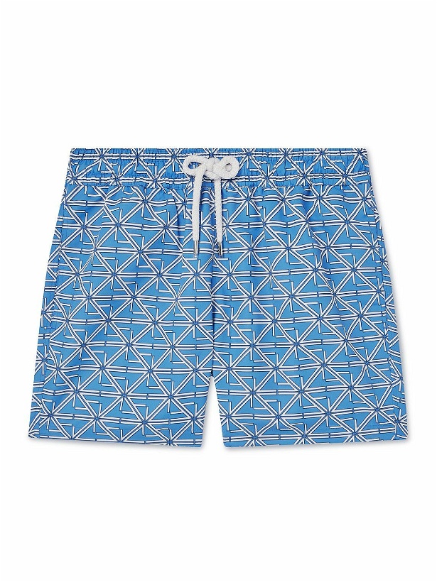Photo: Frescobol Carioca - Printed Swim Shorts - Blue