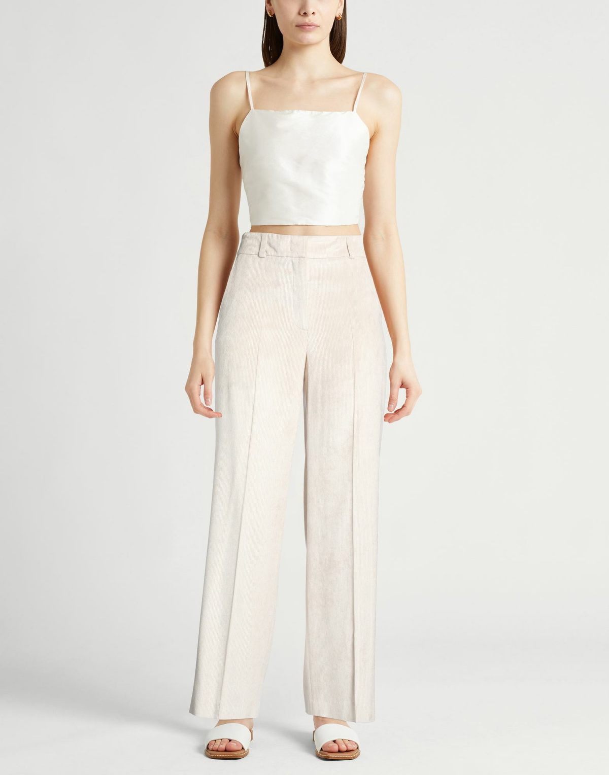 Peserico Womens Pants in White