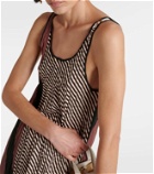 Loewe Striped midi dress