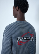Balenciaga Ribbed Knit Sweater