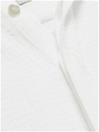 Richard James - Grandad-Collar Cotton-Gauze Shirt - White