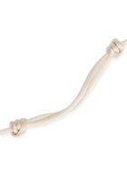 Agmes Heart Satin-cord Necklace - Gold - One Size