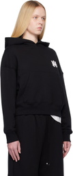AMIRI Black MA Core Logo Hoodie