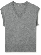 Auralee - Cashmere and Silk-Blend Sweater Vest - Gray