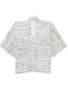 VISVIM - Happi Printed Woven Shirt Jacket - Blue