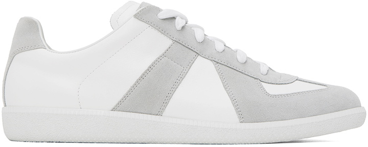 Photo: Maison Margiela White Replica Sneakers