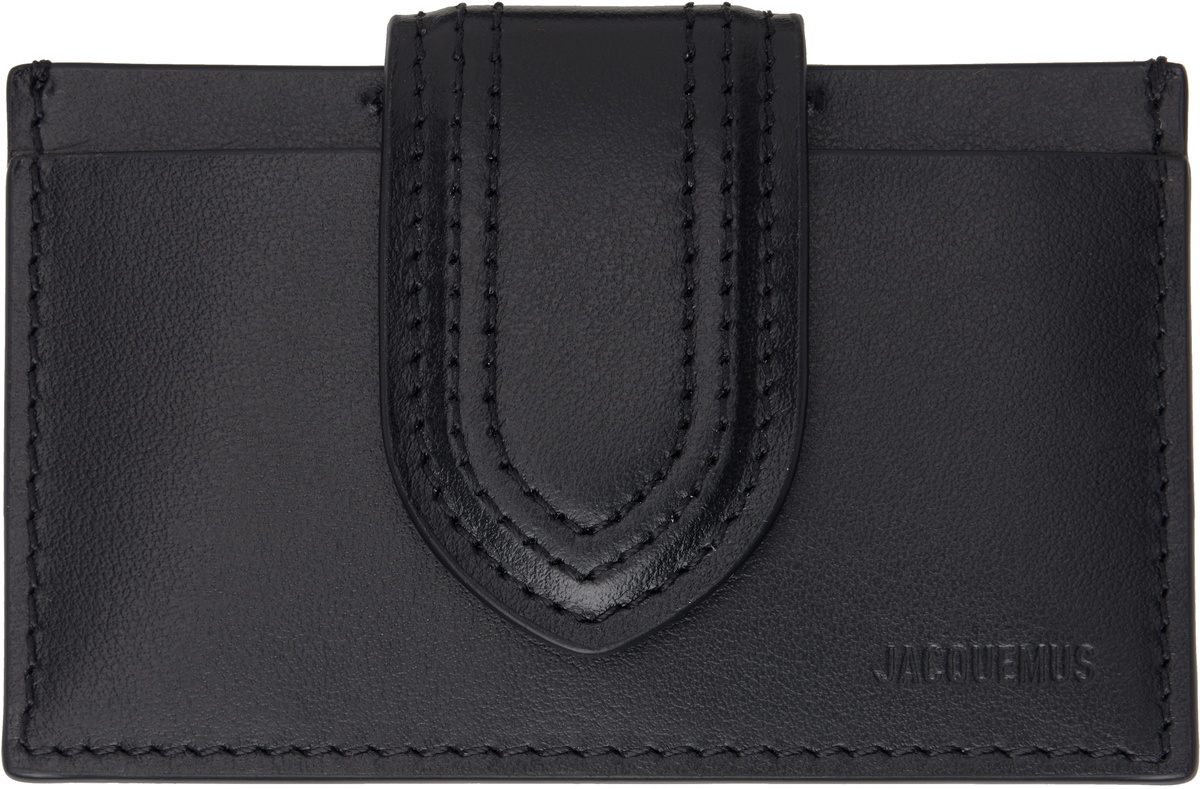 JACQUEMUS Black 'The Bambino' Card Holder