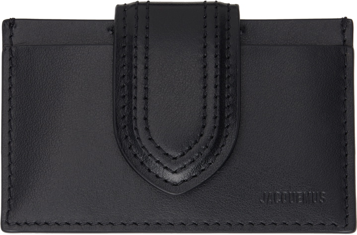 Photo: JACQUEMUS Black 'The Bambino' Card Holder