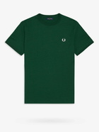 Fred Perry T Shirt Green   Mens