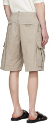 Dsquared2 Beige Light Cotton Utility Kawaii Shorts