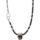 Alexander McQueen Multicolor Beads and Skull Short Necklace