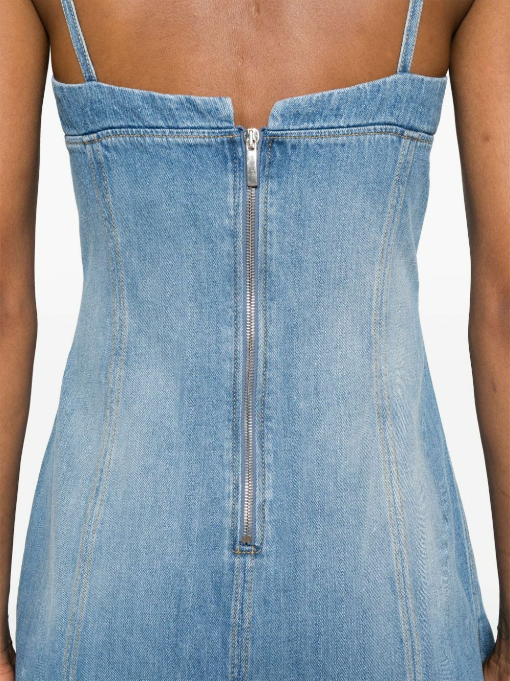 Nella Playsuit - Beige Denim