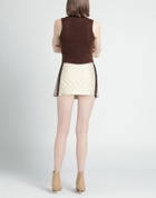 Durazzi Womens Mini skirt in Beige