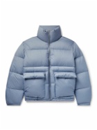 Auralee - Quilted Nylon-Ripstop Down Jacket - Blue