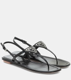 Prada Patent leather thong sandals