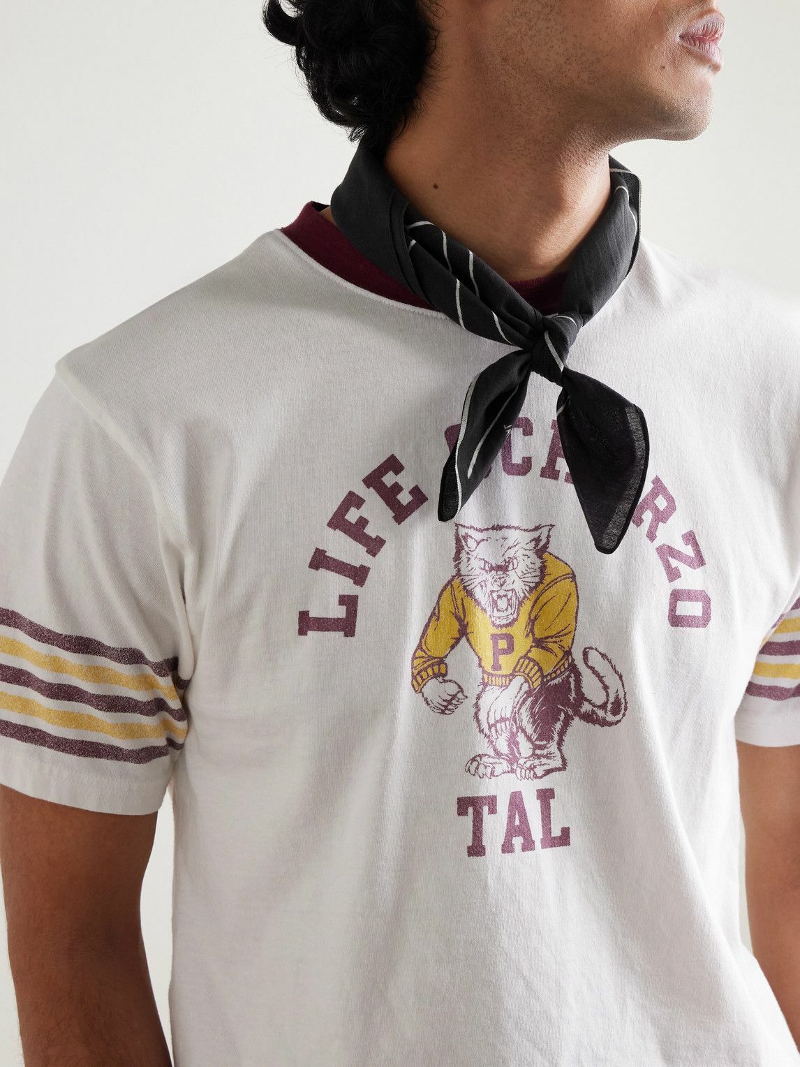 KAPITAL - Fastcolor Printed Selvedge Cotton-Voile Bandana