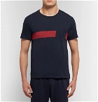Schiesser - Nick Striped Cotton-Jersey T-Shirt - Men - Navy