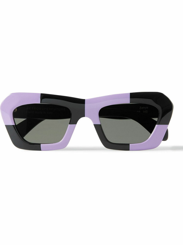Photo: Retrosuperfuture - Zenya Square-Frame Acetate Sunglasses