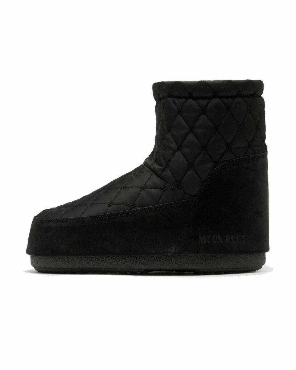 Photo: Moon Boot Icon Low Nolace Quilted Black - Mens - Boots