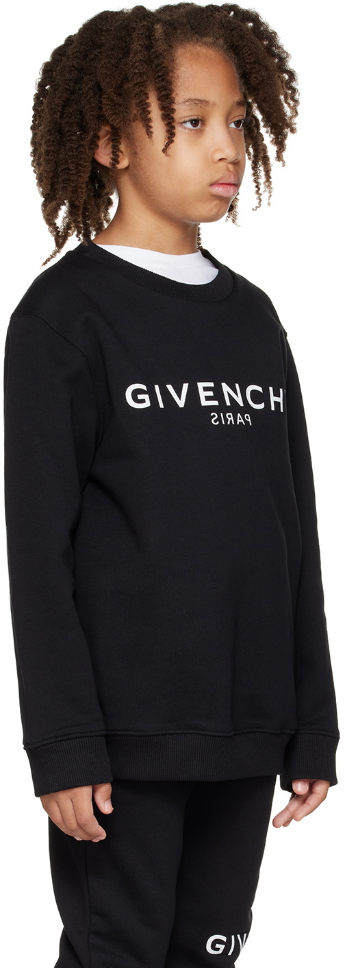 Givenchy Kids Black Printed Sweatshirt Givenchy