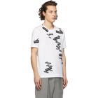 Dolce and Gabbana White All Over Logo T-Shirt