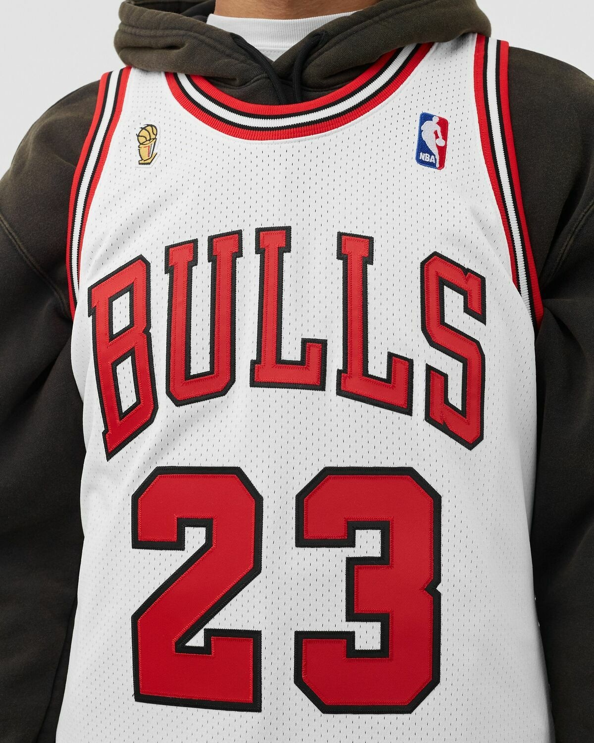 Mitchell & Ness Nba Authentic Jersey Chicago Bulls 1995 96 Michael Jordan #23 White - Mens - Jerseys