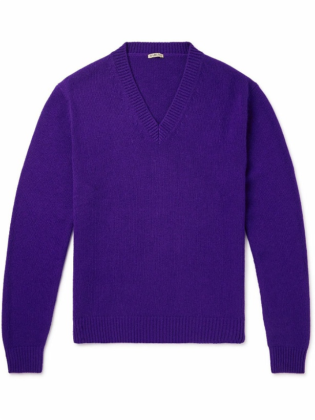 Photo: Barena - Wool-Blend Sweater - Purple