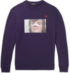 Undercover - Printed Loopback Cotton-Jersey Sweatshirt - Purple