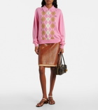 Miu Miu Leather thong sandals